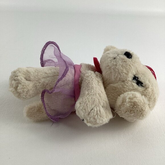 Barbie Great Puppy Adventure Dog 7" Plush Stuffed Animal Toy Hair Bow Tutu - Picture 2 of 6